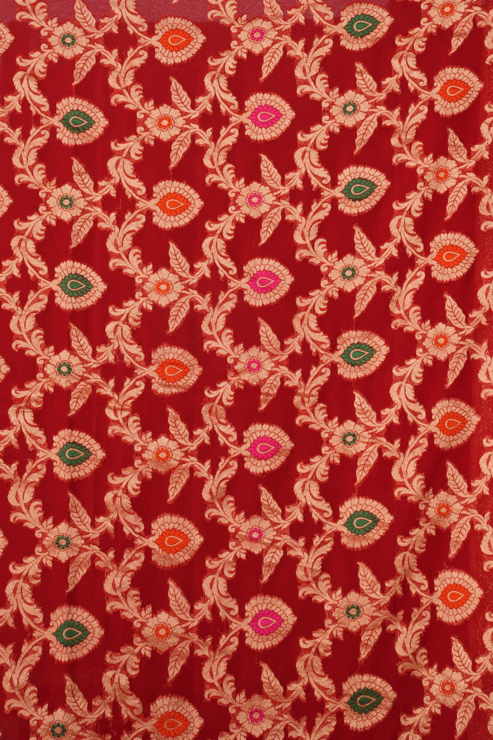 Image of Banarasi Georgette Red Saree