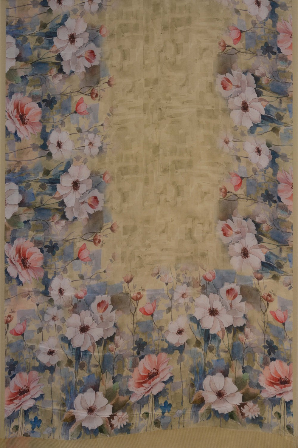 Image of A Floral Printed Saree