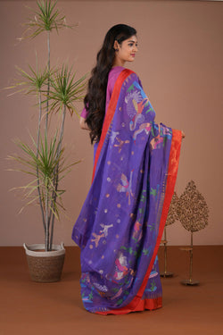 Image of Uppada Handspun Cotton Saree