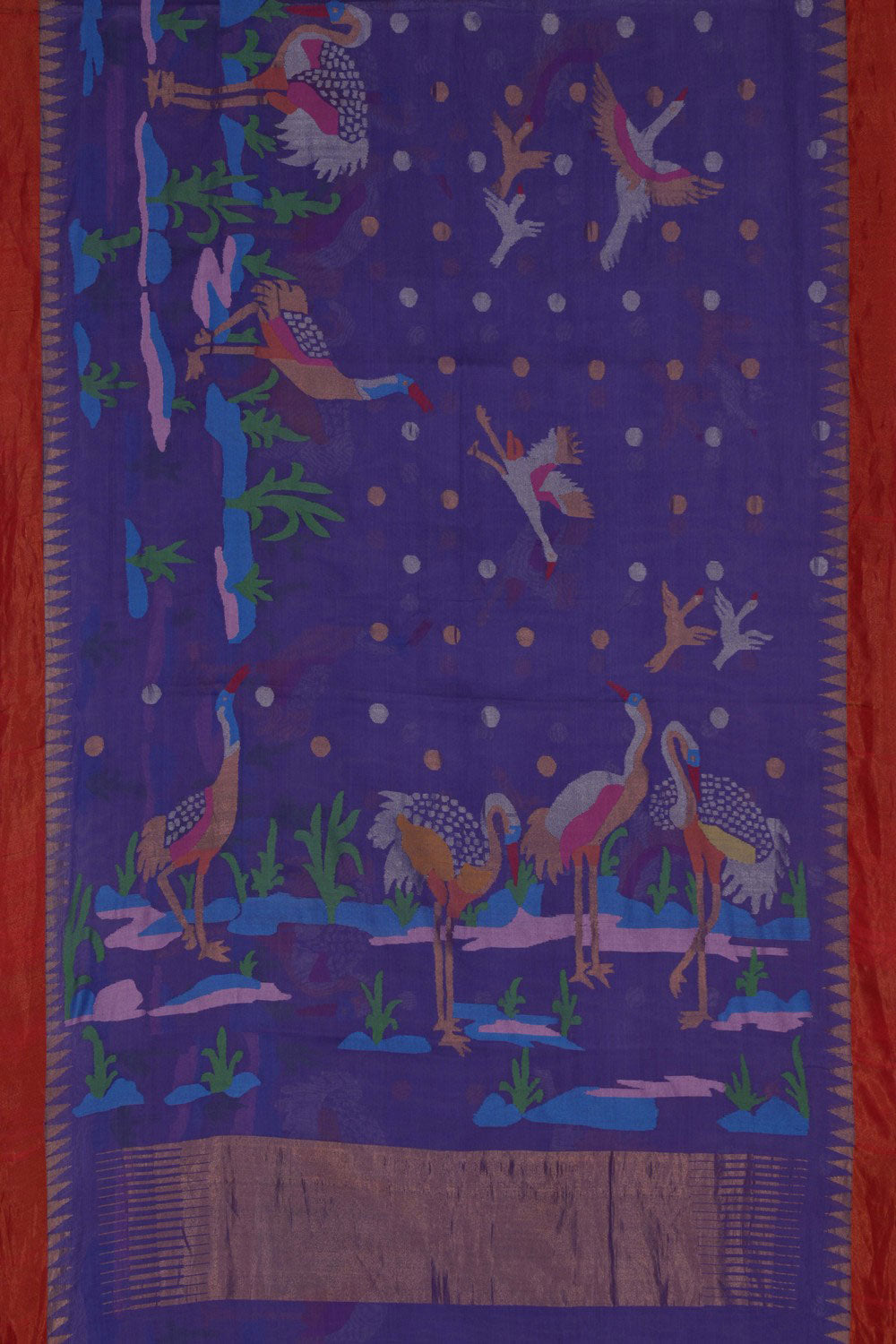 Image of Uppada Handspun Cotton Saree