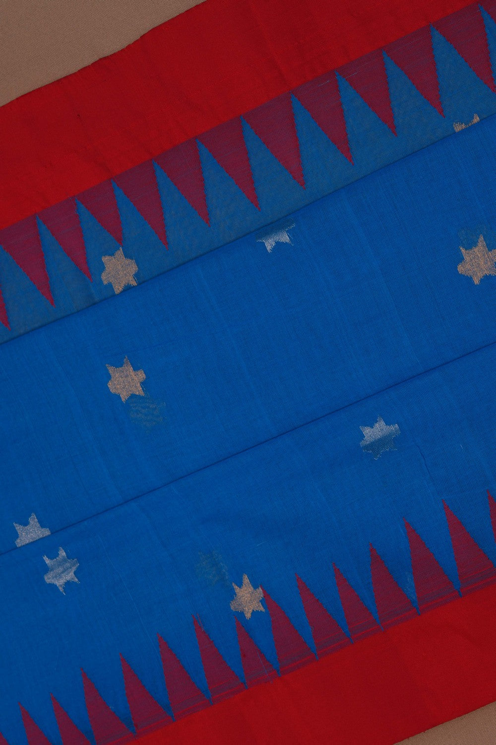 Ponduru Cotton Blue Saree