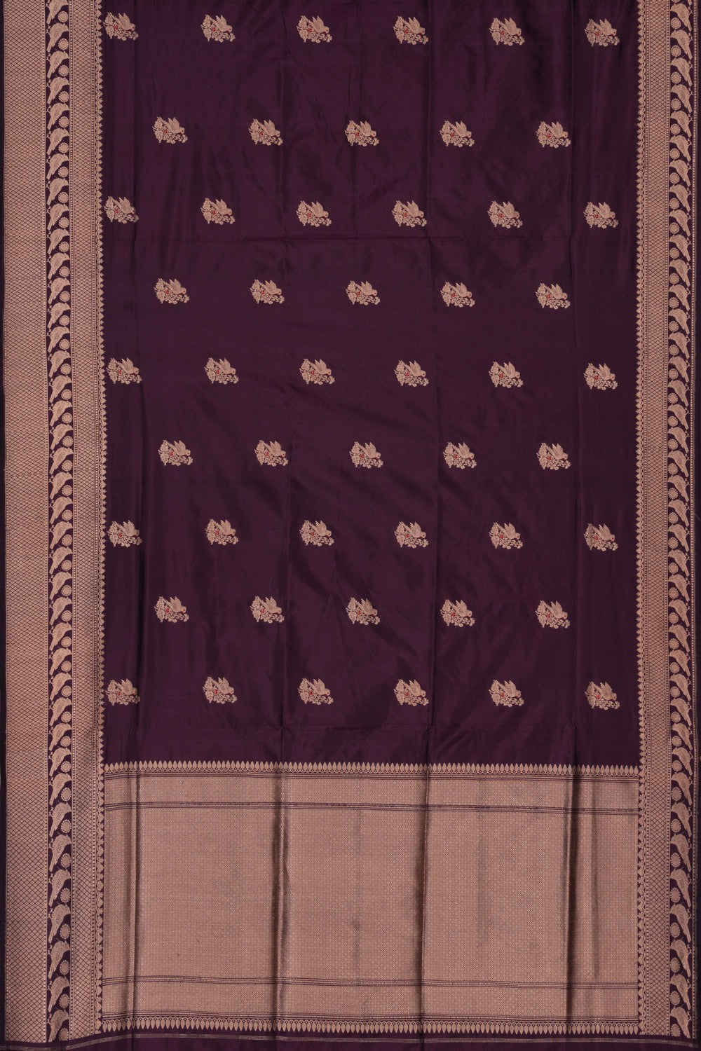 Image of Banarasi Violet Saree