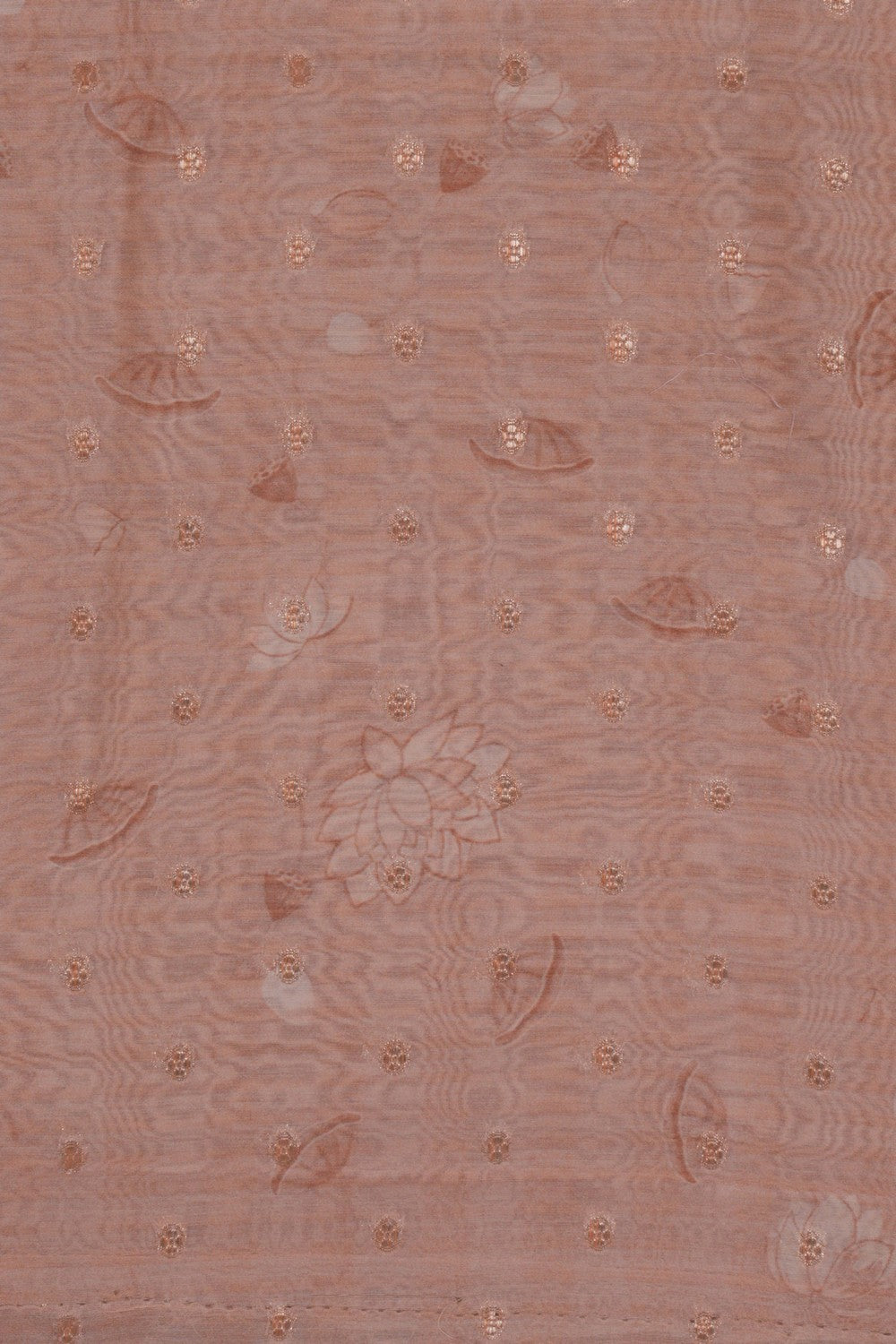 Chanderi Pichwai Printed Unstitched Dress Material (3 Pcs Set)
