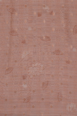 Image of Chanderi Pichwai Printed Unstitched Dress Material (3 Pcs Set)