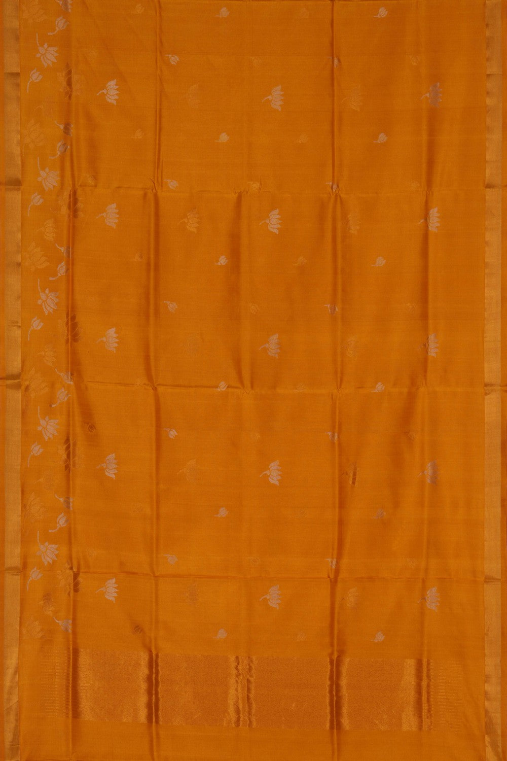 Image of Uppada Silk Mustard Saree