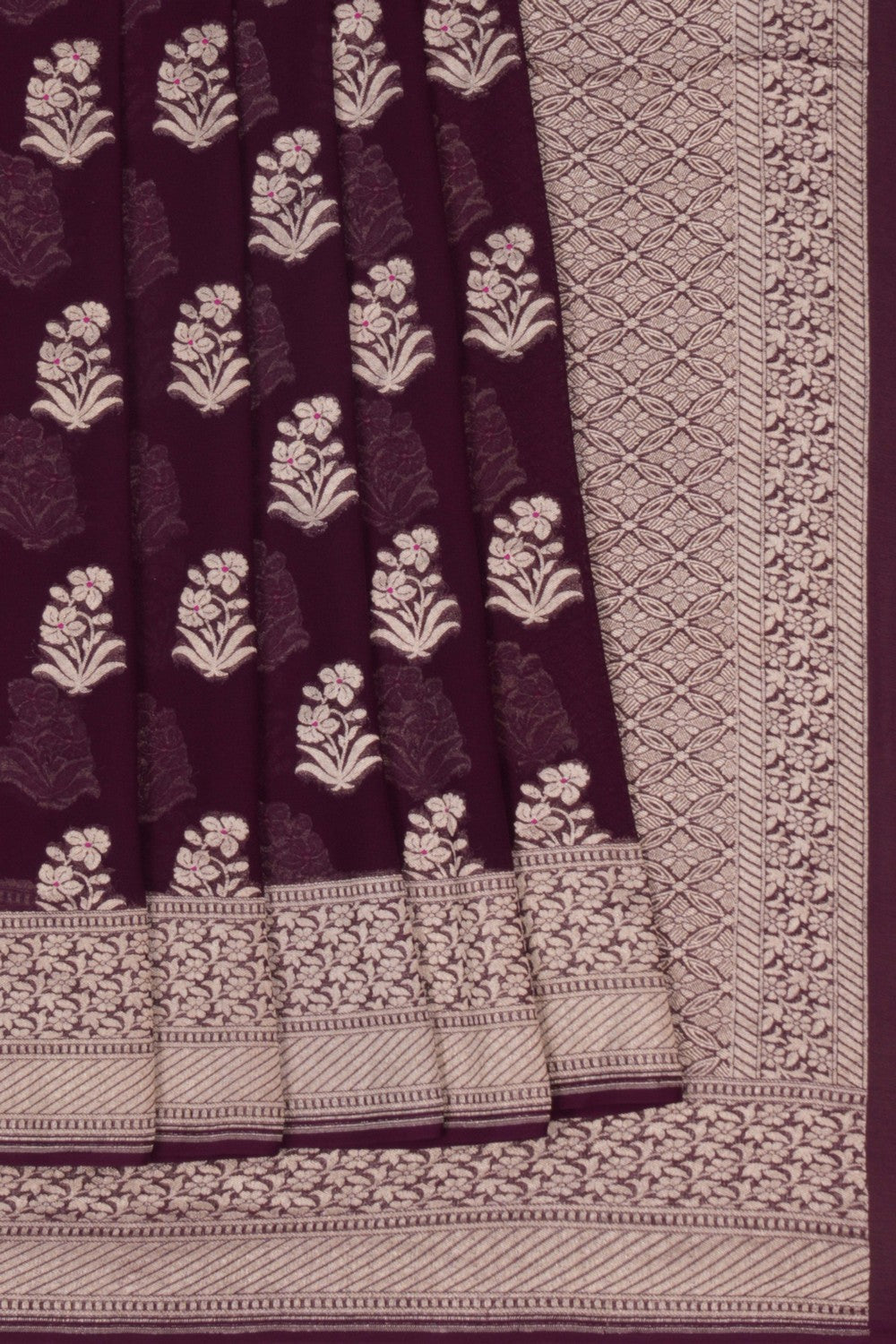 Image of Banarasi Khadi Georgette Saree