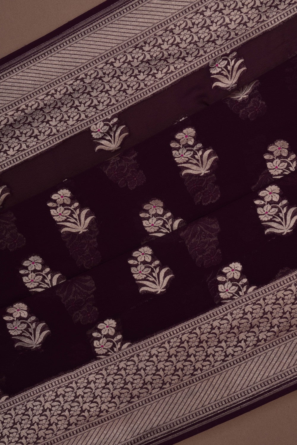 Banarasi Khadi Georgette Saree