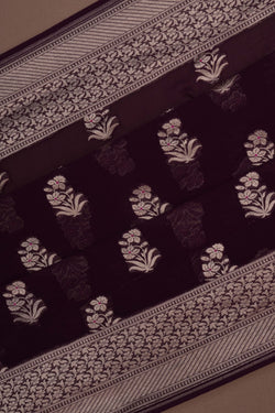 Image of Banarasi Khadi Georgette Saree