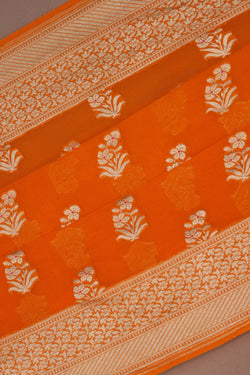 Image of Banarasi Khadi Georgette Saree