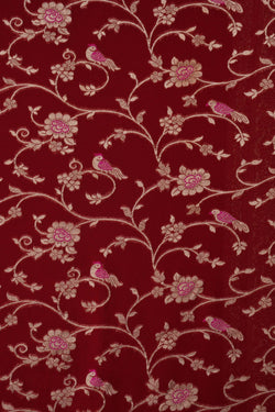 Image of Banarasi Khadi Georgette Saree