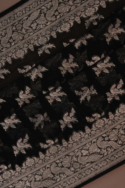Image of Banarasi Khadi Georgette Saree