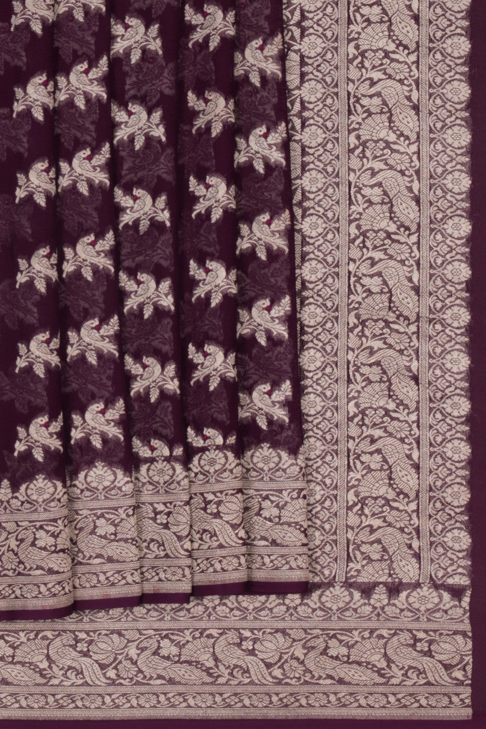 Image of Banarasi Khadi Georgette Saree