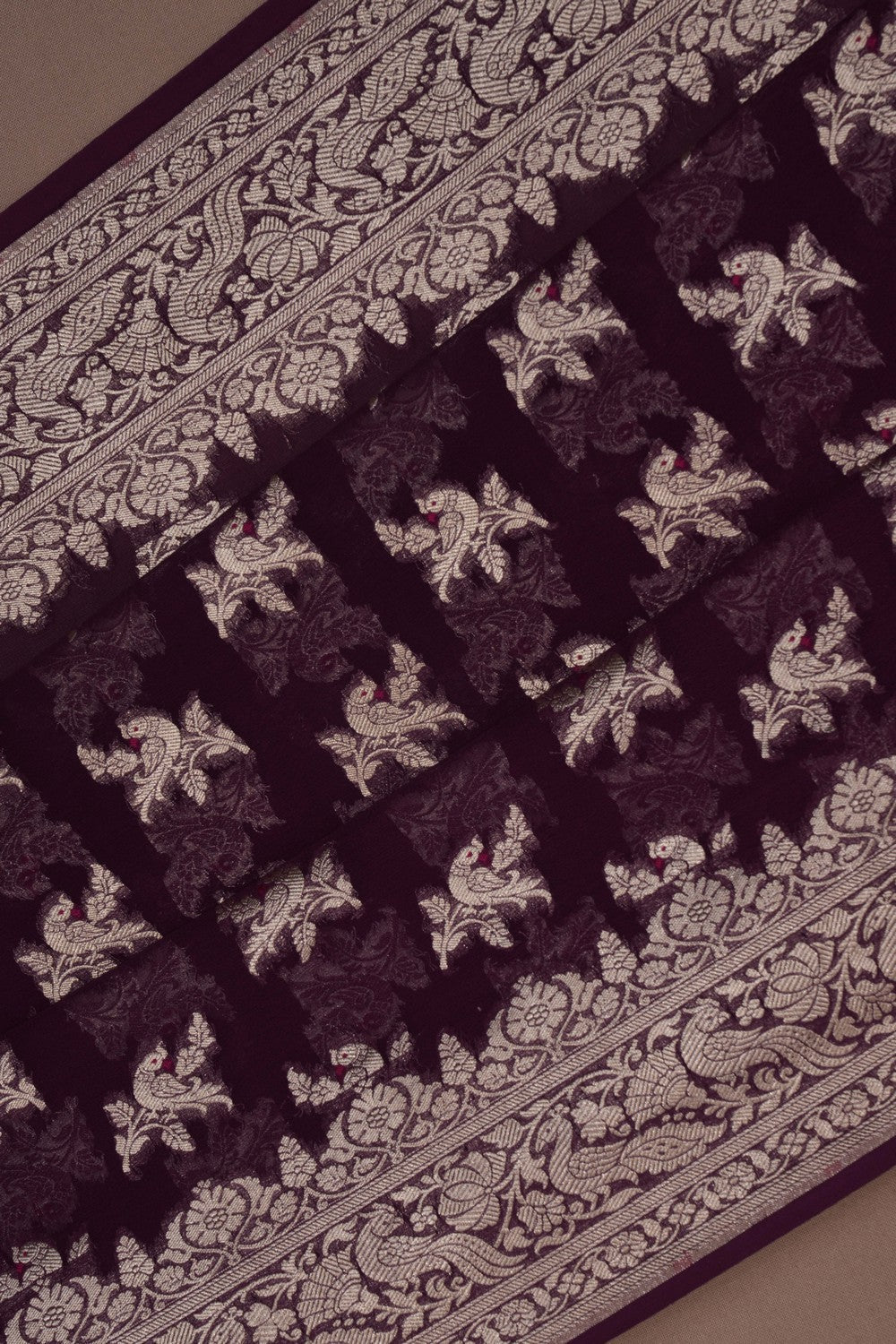 Banarasi Khadi Georgette Saree