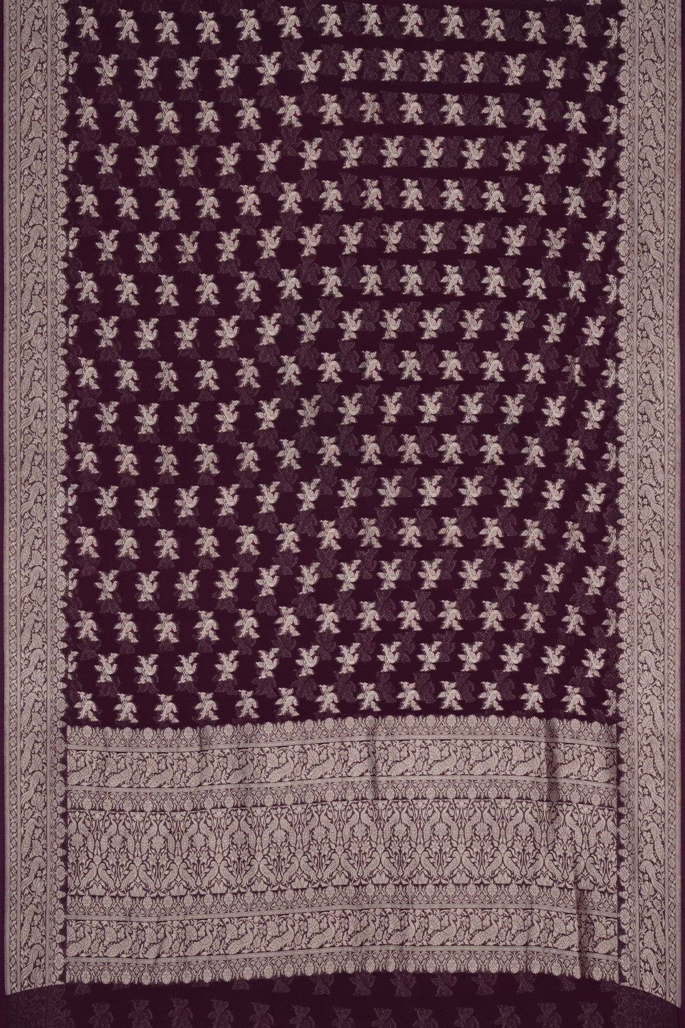 Banarasi Khadi Georgette Saree