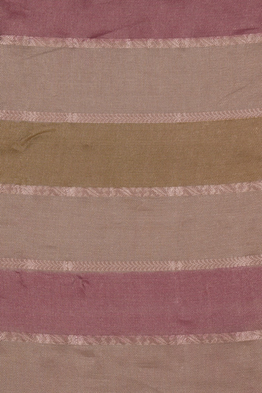 A Tissue Saree With Horizontal Zari Lines
