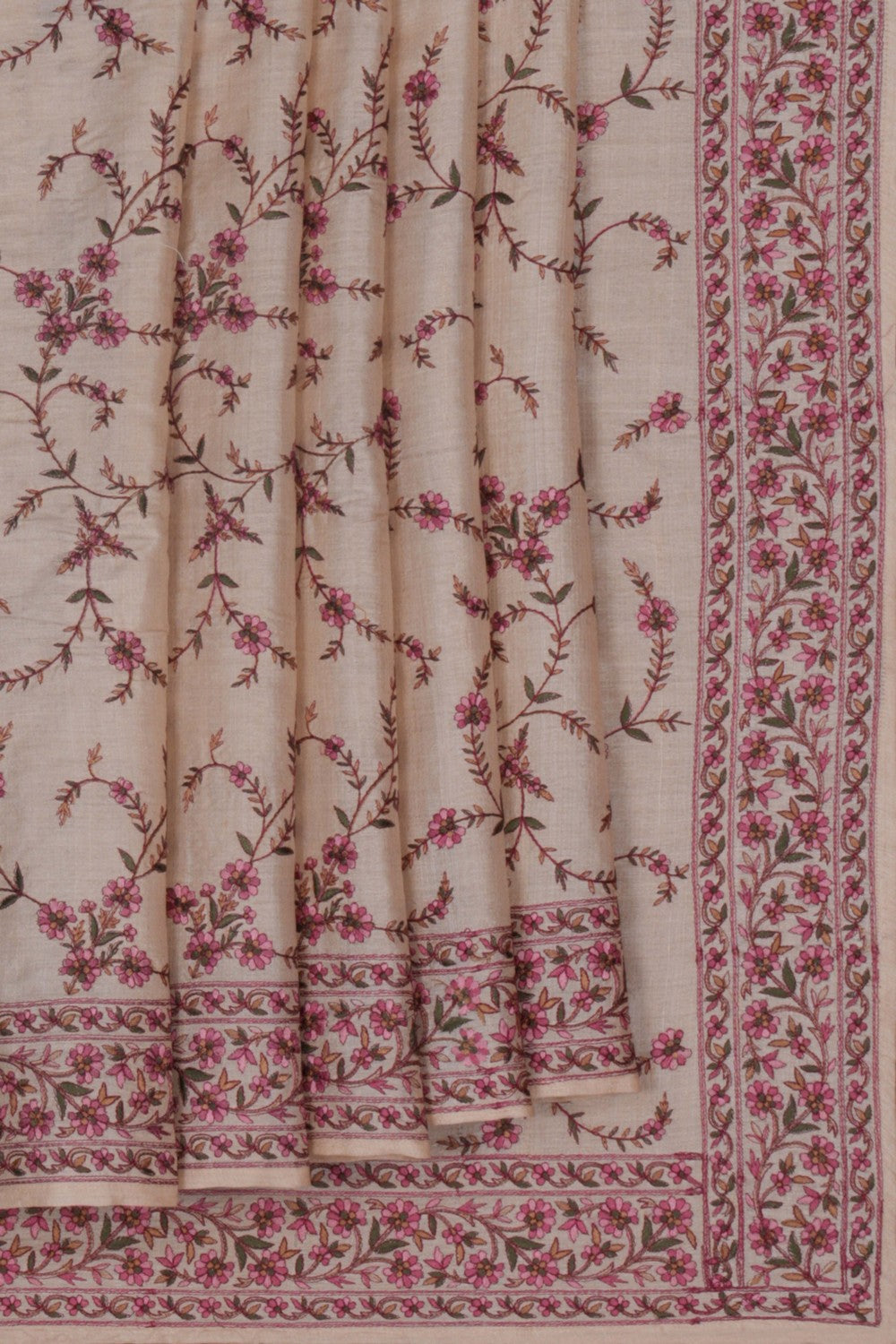 A Beautiful Embroidery Saree