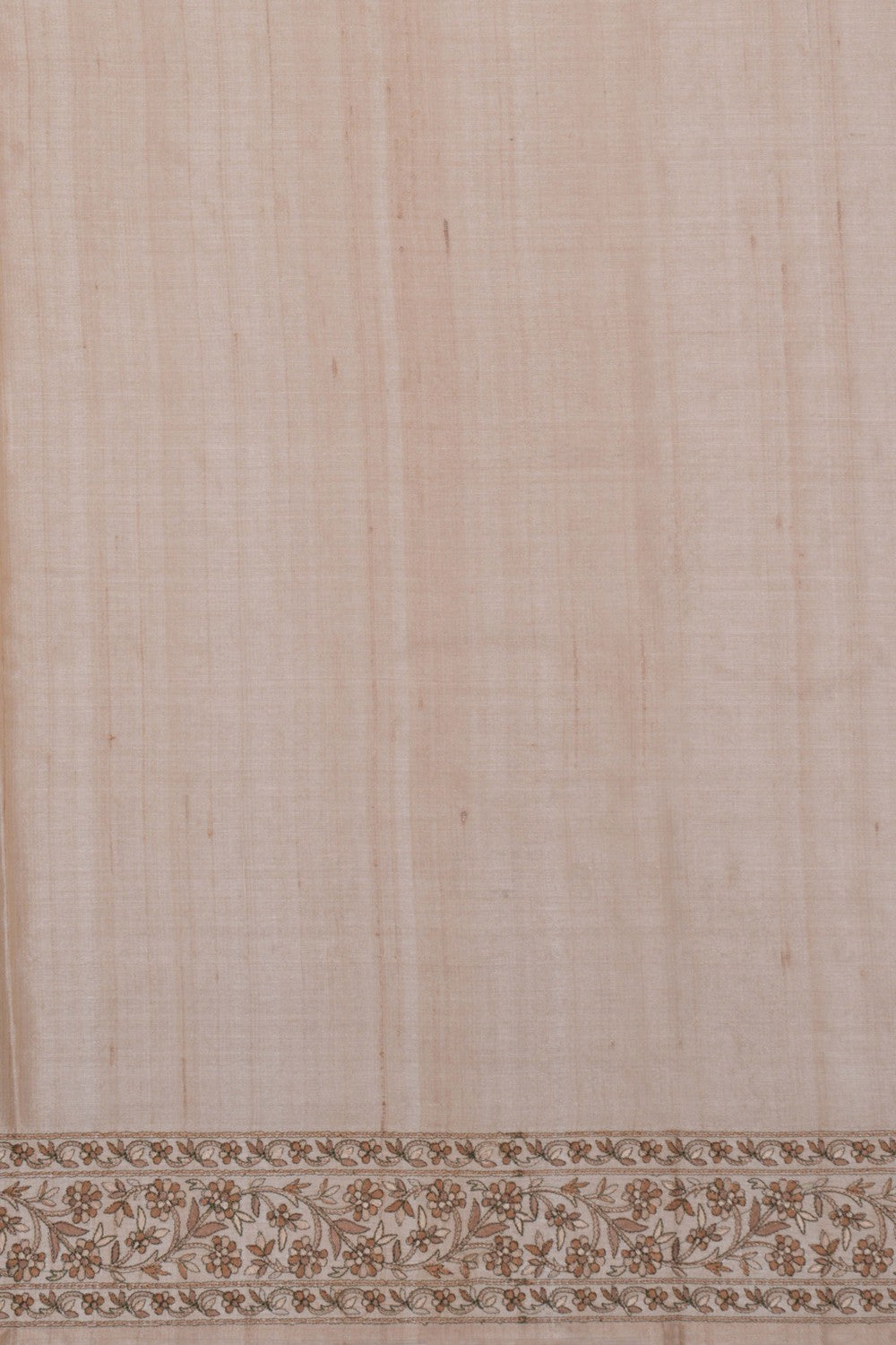 Image of Embroidered Tussar Saree