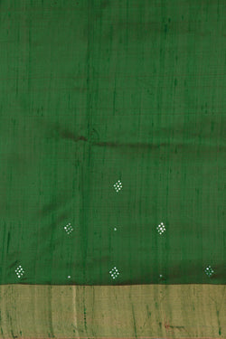 Image of Dupion Silk Orange Saree