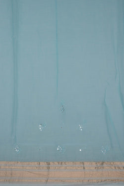 Image of Chanderi Pastel Blue Saree