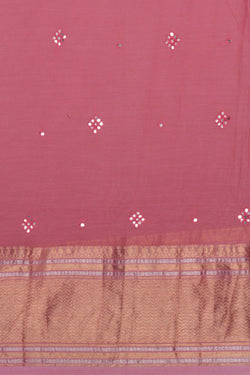 Image of Chanderi Pink Saree