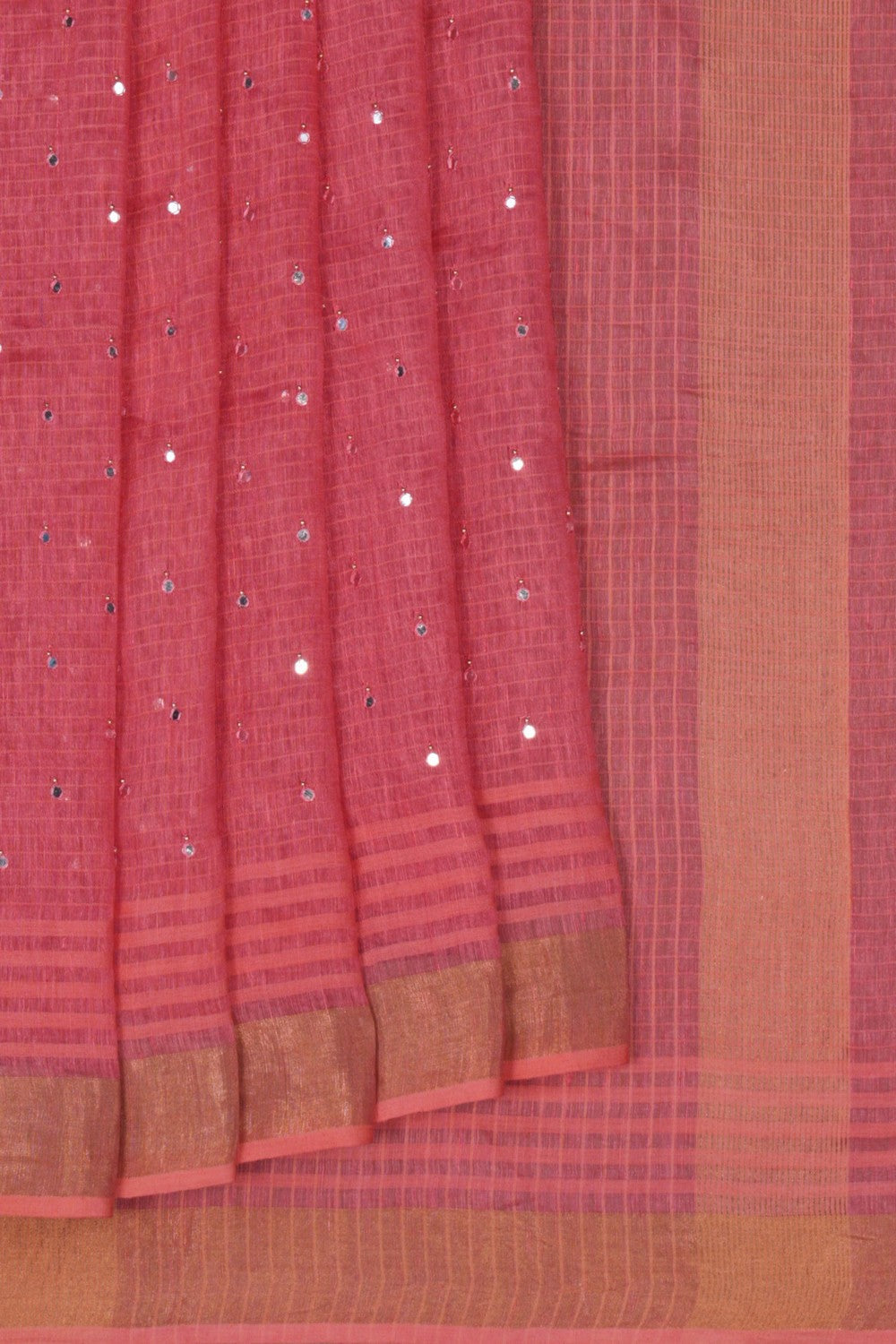 A Beautiful Pink Saree