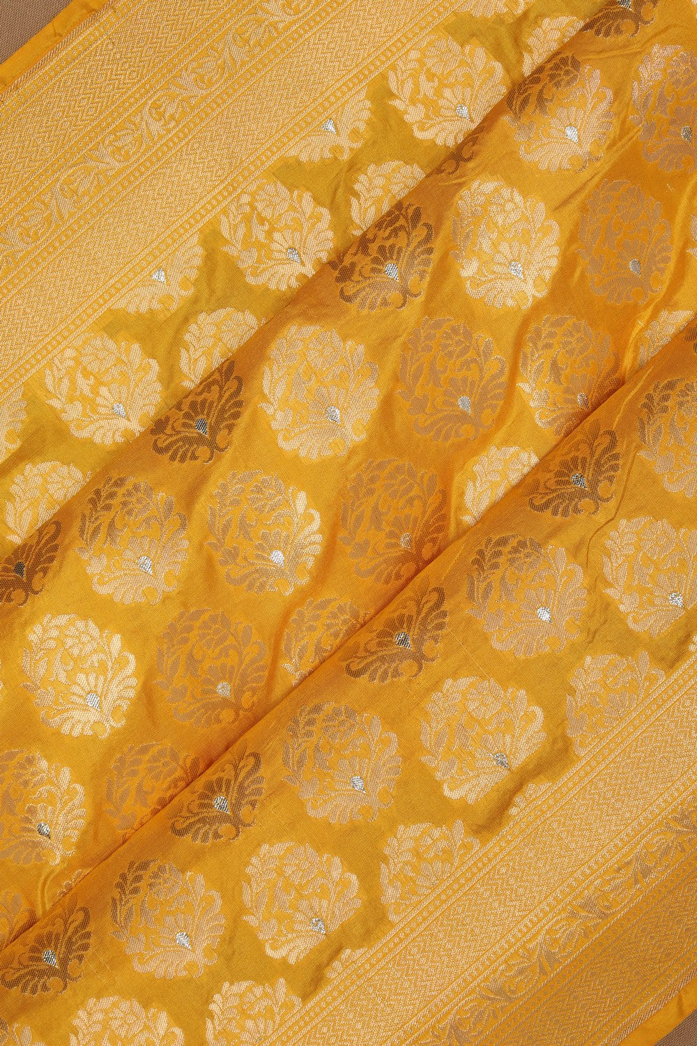 Image of Banarasi Mustard Saree