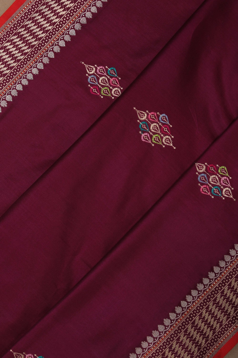 Image of Banarasi Purple Saree