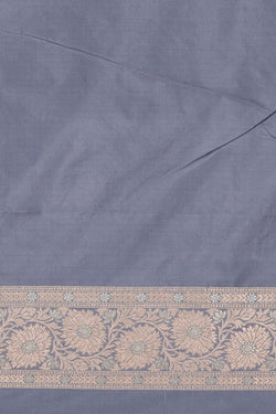 Image of Banarasi Smoky Grey Saree