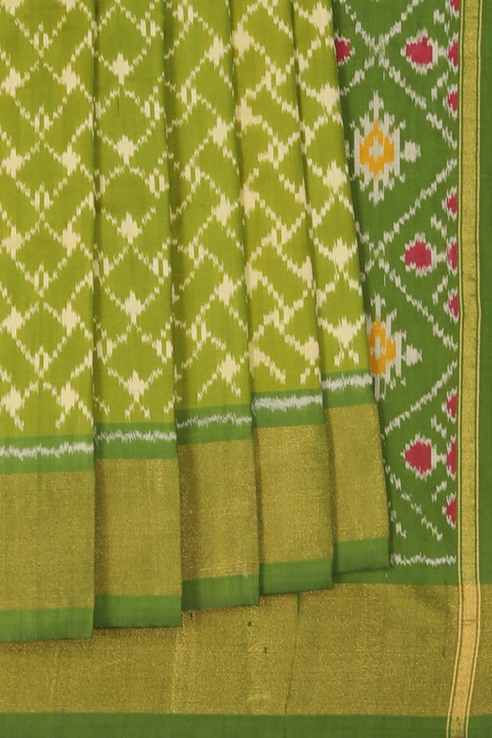 Image of Pochampally Ikat Silk Saree