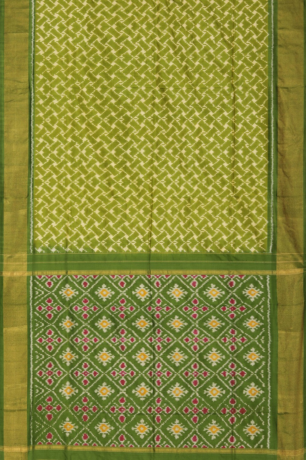 Image of Pochampally Ikat Silk Saree