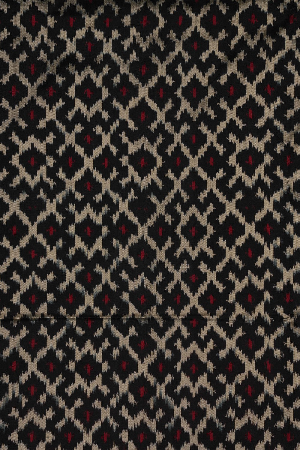 Pochampally Ikat Silk Black Saree