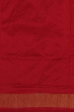 Image of Pochampally Ikat Silk Red Saree