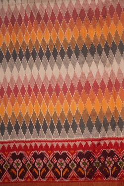 Image of Pochampally Ikat Silk Saree