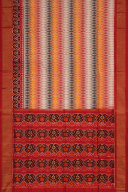 Image of Pochampally Ikat Silk Saree