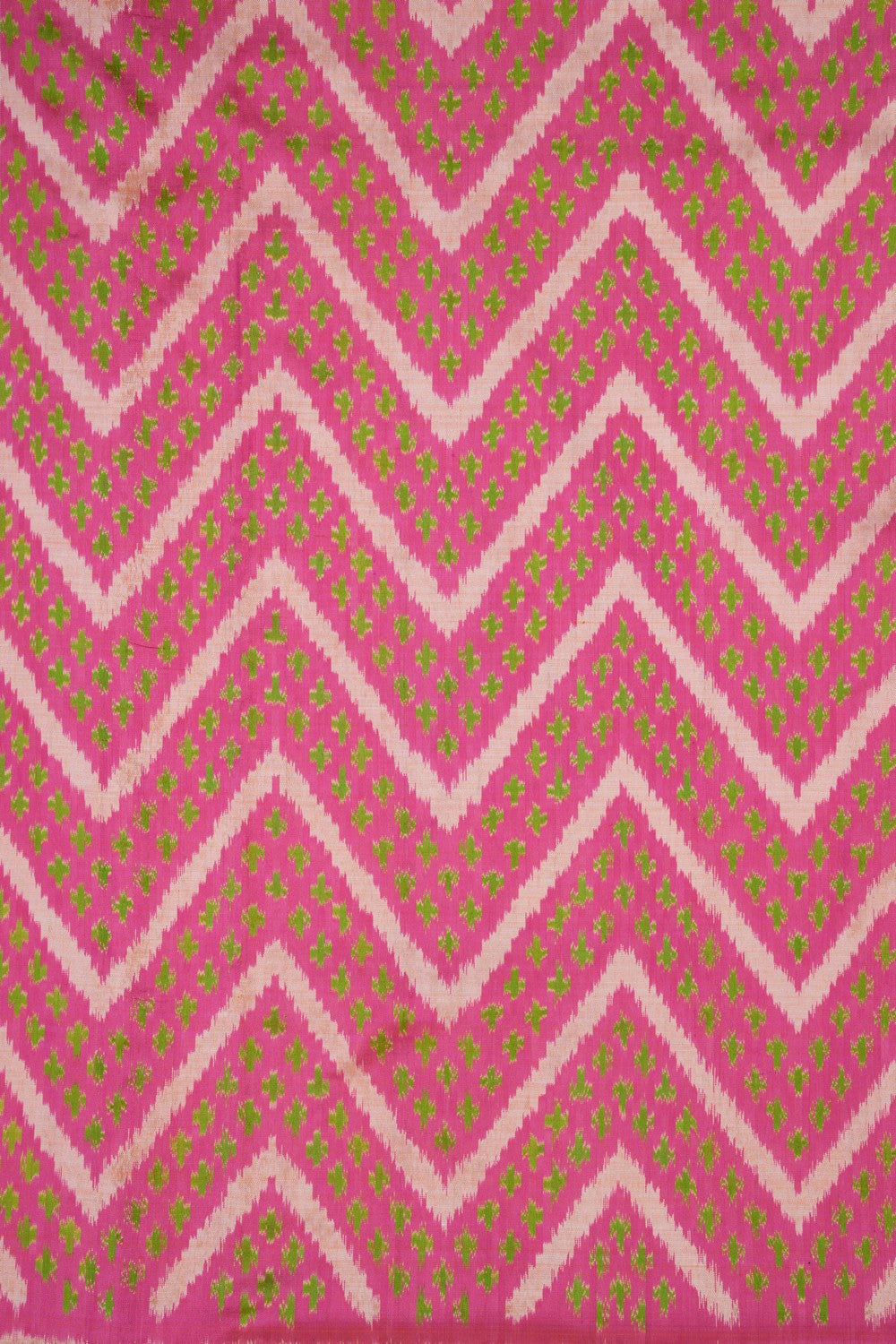 Image of Pochampally Ikat Silk Pink Saree