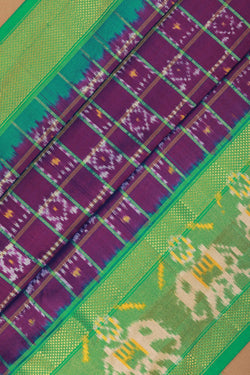 Image of Pochampally Ikat Silk Saree