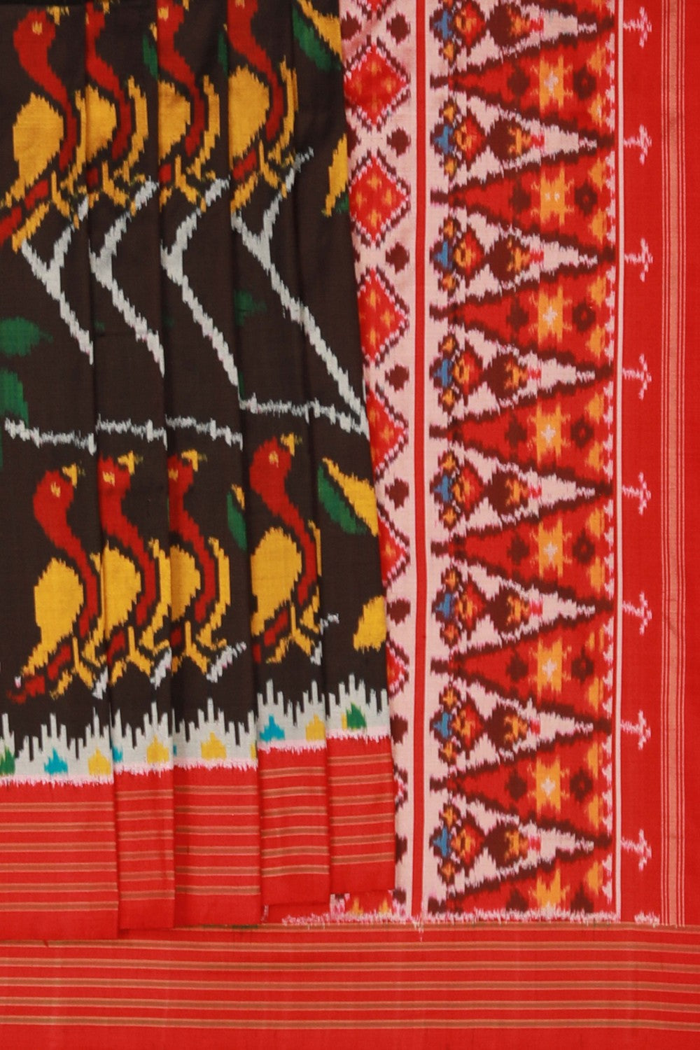 Image of Pochampally Ikat Silk Saree