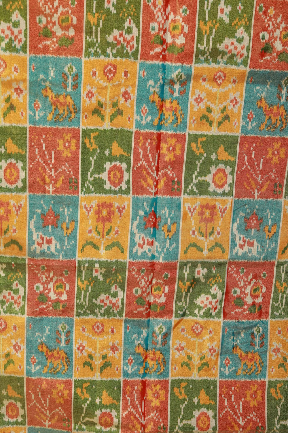 Image of Pochampally Ikat Silk Saree
