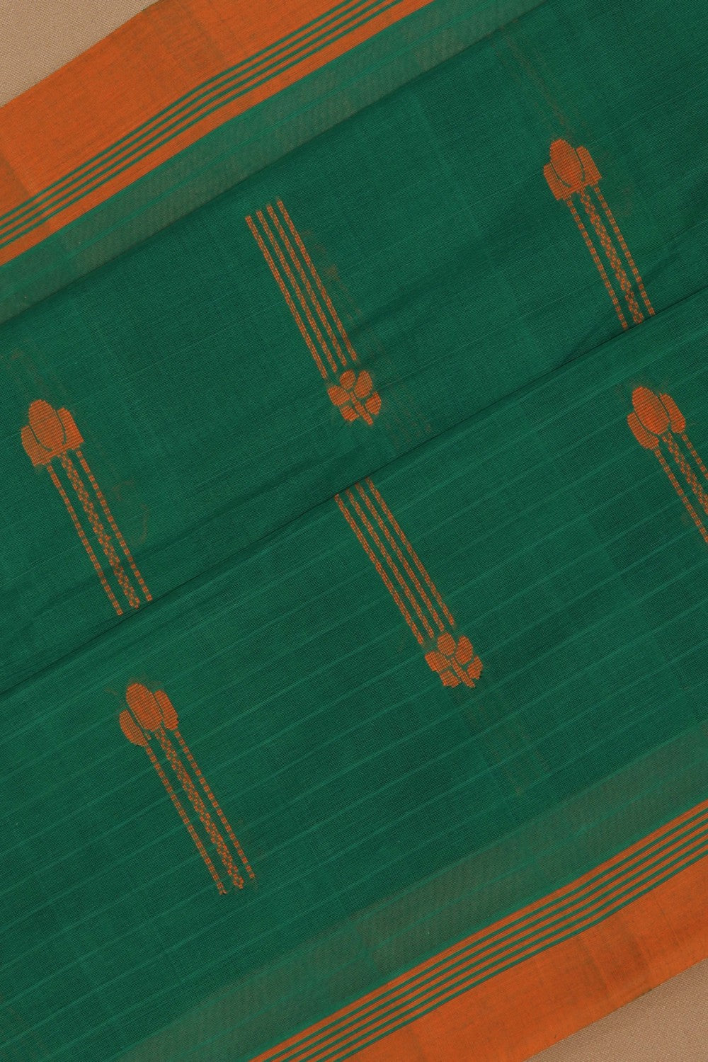 South Cotton Green Saree