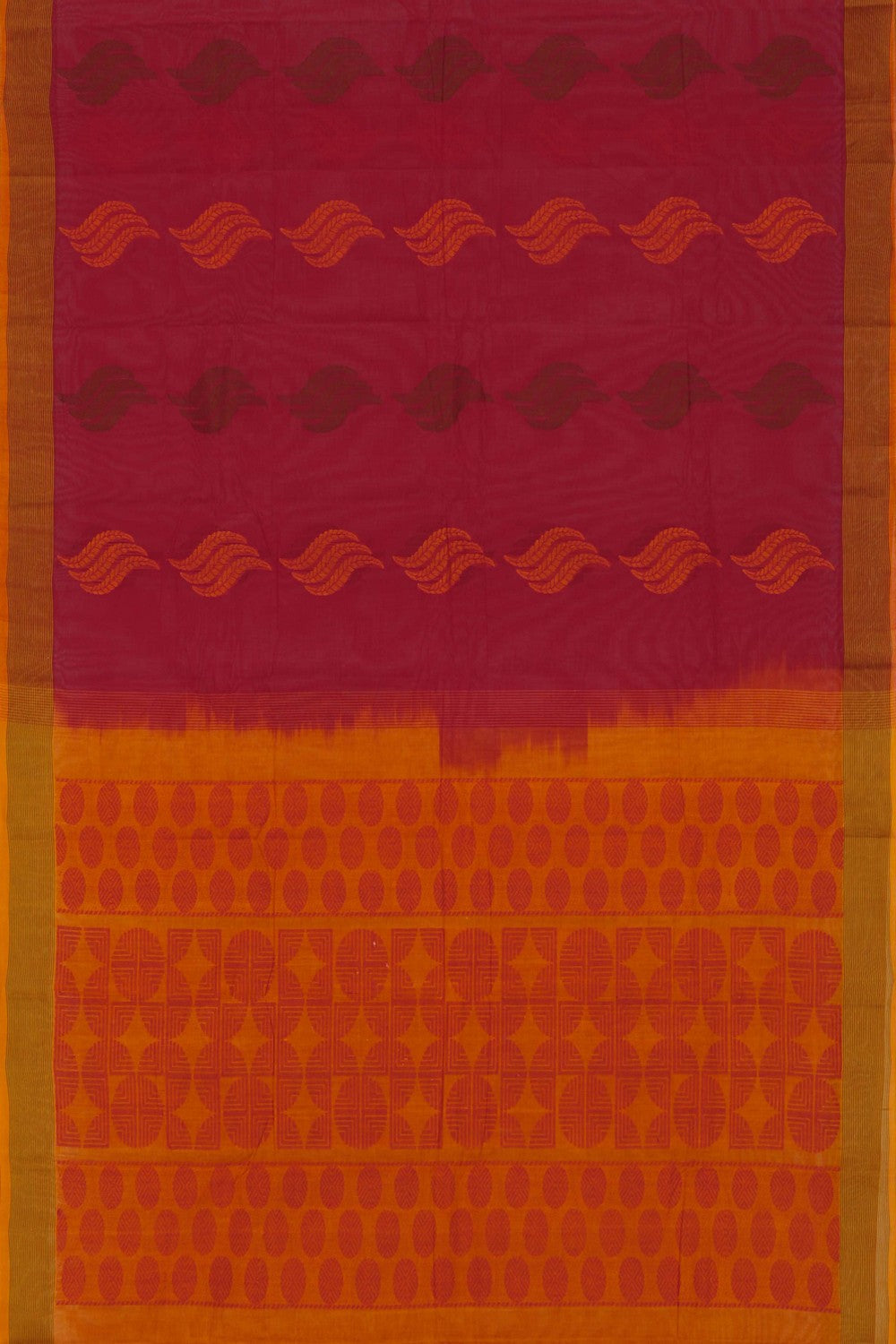 South Cotton Pink Saree