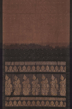 Image of South Cotton Purple Saree