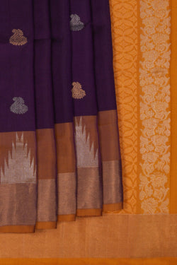 Image of Uppada Purple Saree