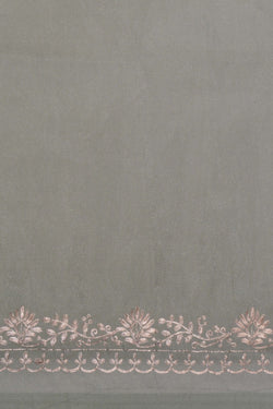 Image of A Beautiful Silk Embroidery Saree