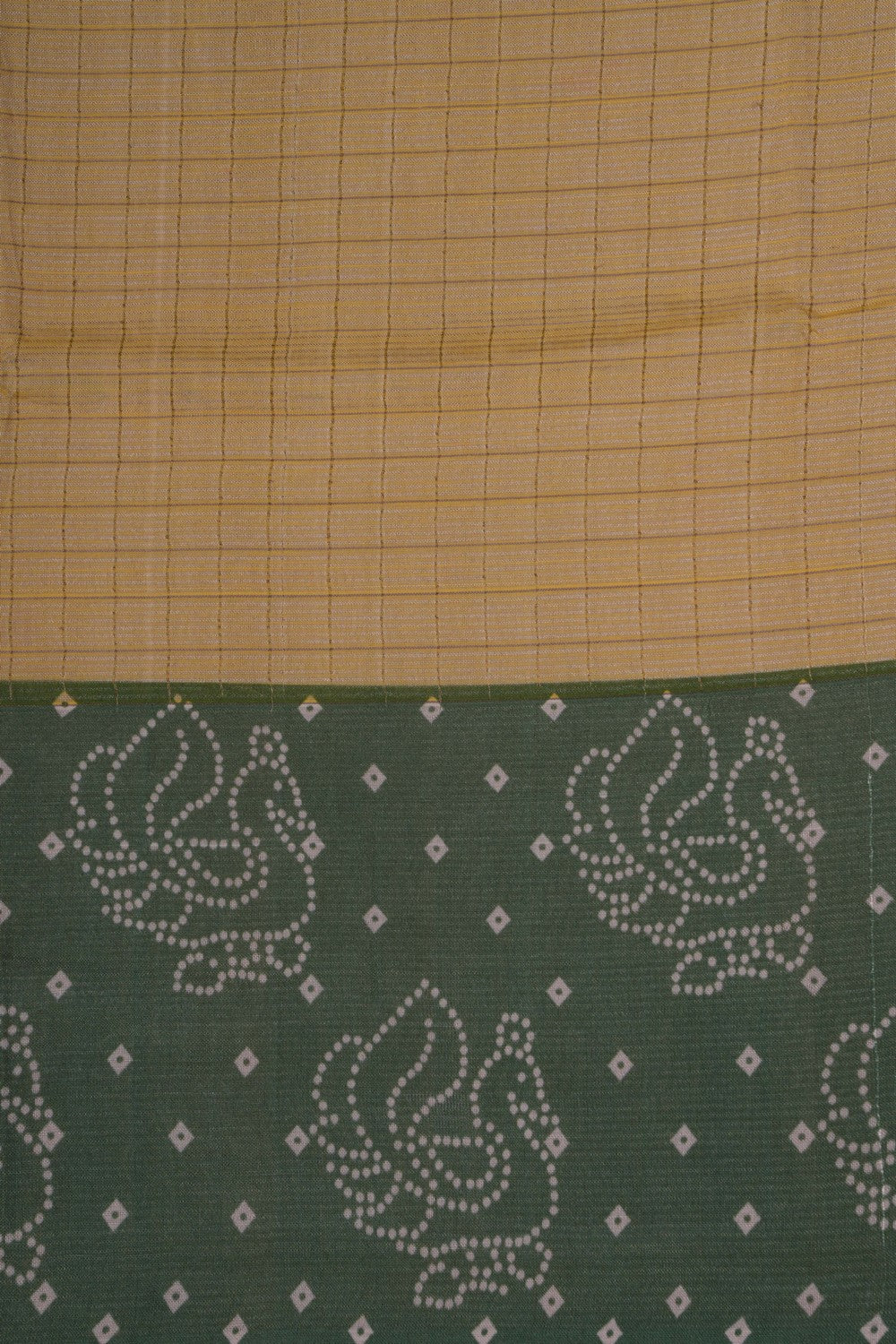 A Peacock Printed Mangalgiri Silk Saree