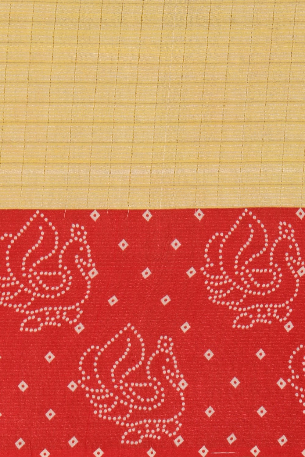 A Peacock Printed Mangalgiri Silk Saree