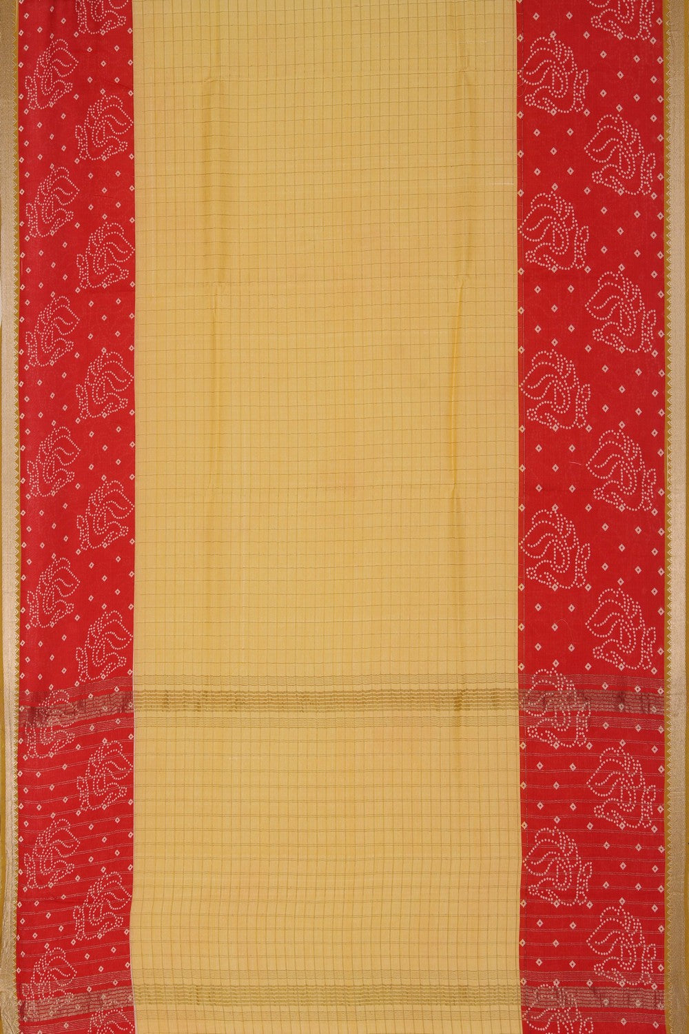 A Peacock Printed Mangalgiri Silk Saree