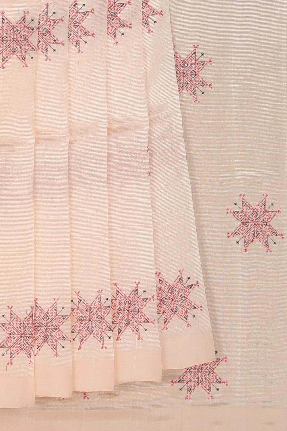 Image of Mangalgiri Embroidery Saree