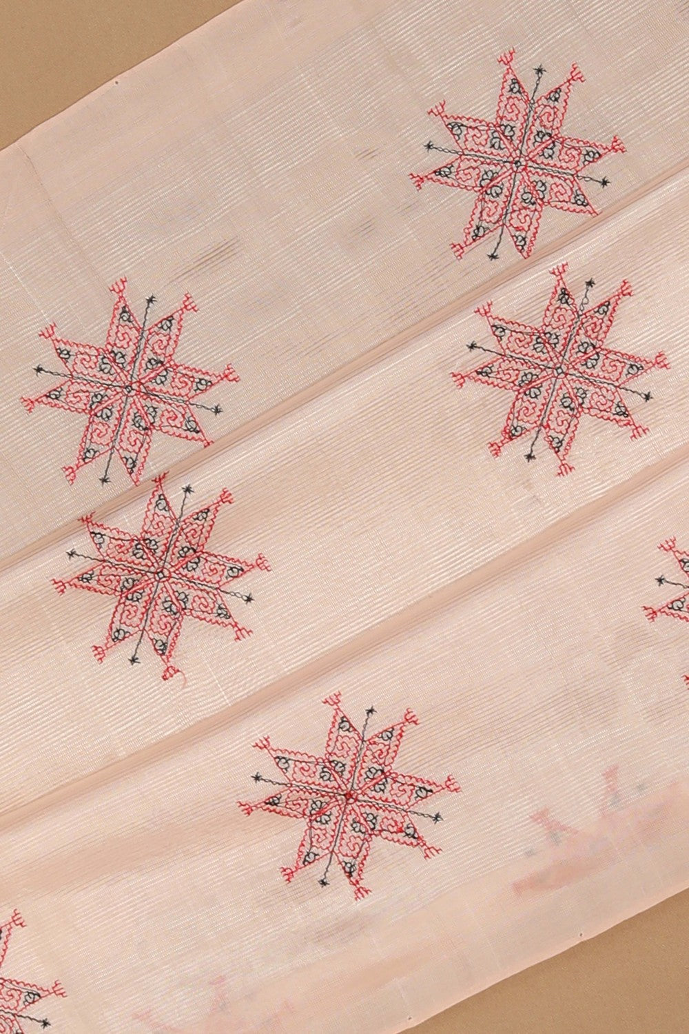 Image of Mangalgiri Embroidery Saree