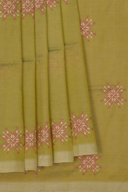 Image of Mangalgiri Embroidery Saree