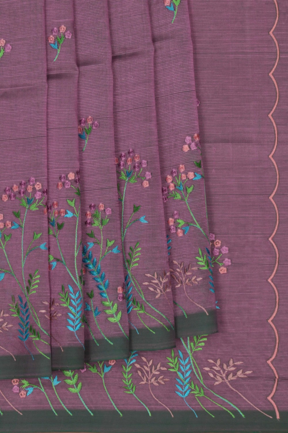 Mangalgiri Embroidery Saree
